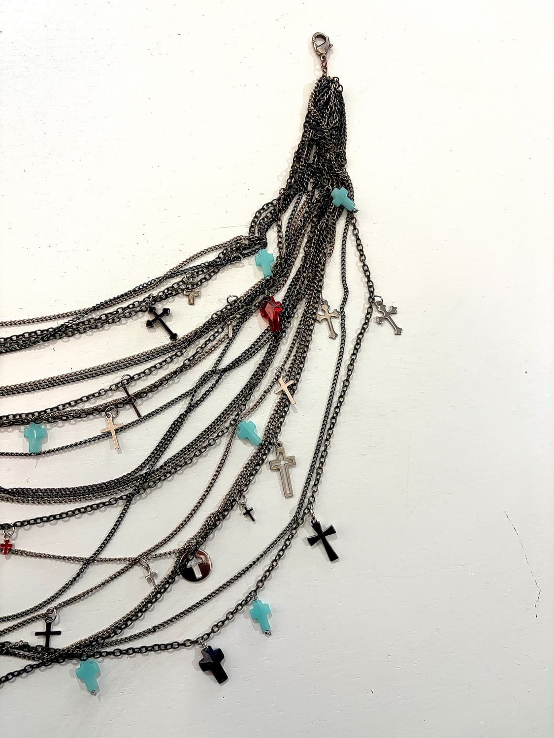 TTF✳️v-kei vintage hand made necklace 상품이미지7