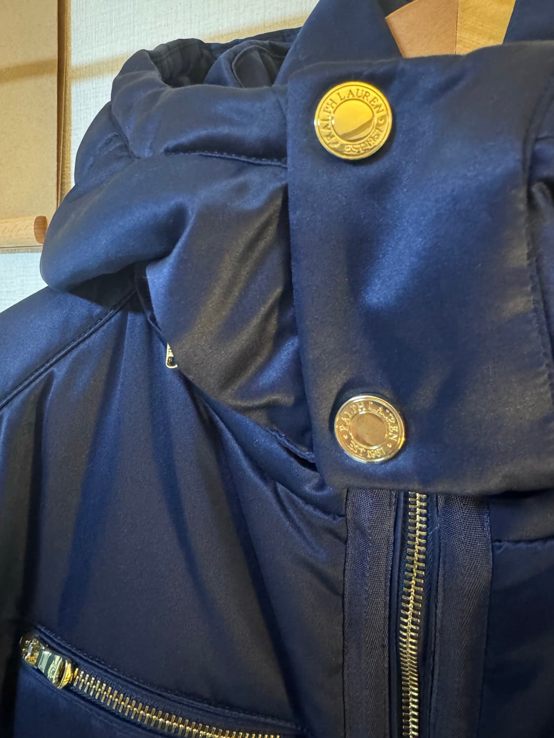 [90]폴로 랄프로렌 네이비 퀄팅 패딩자켓 상품이미지5