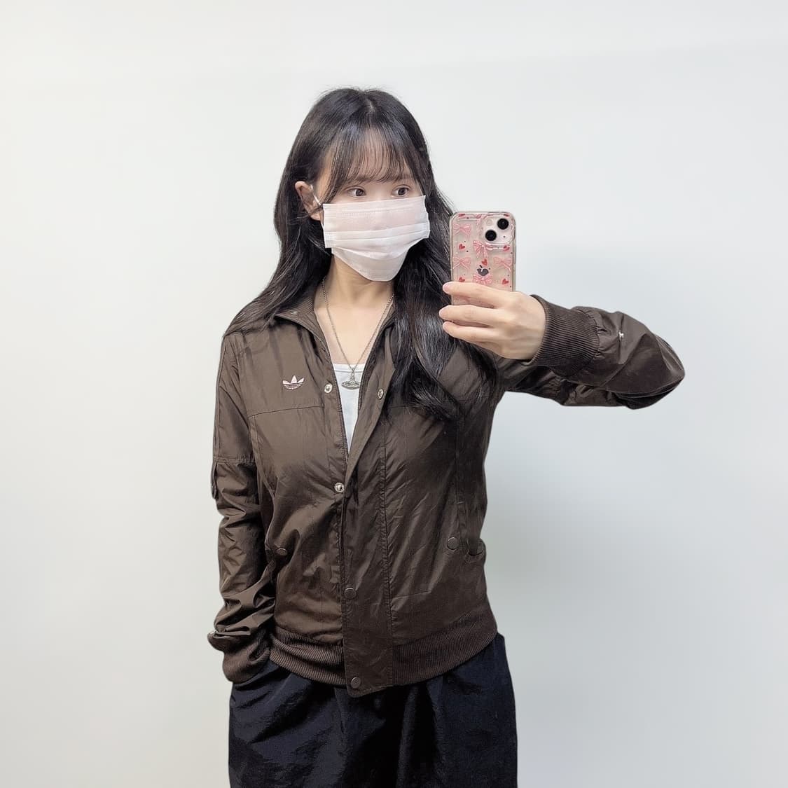 아디다스 파이어버드 바람막이 자켓 브라운 상품이미지1