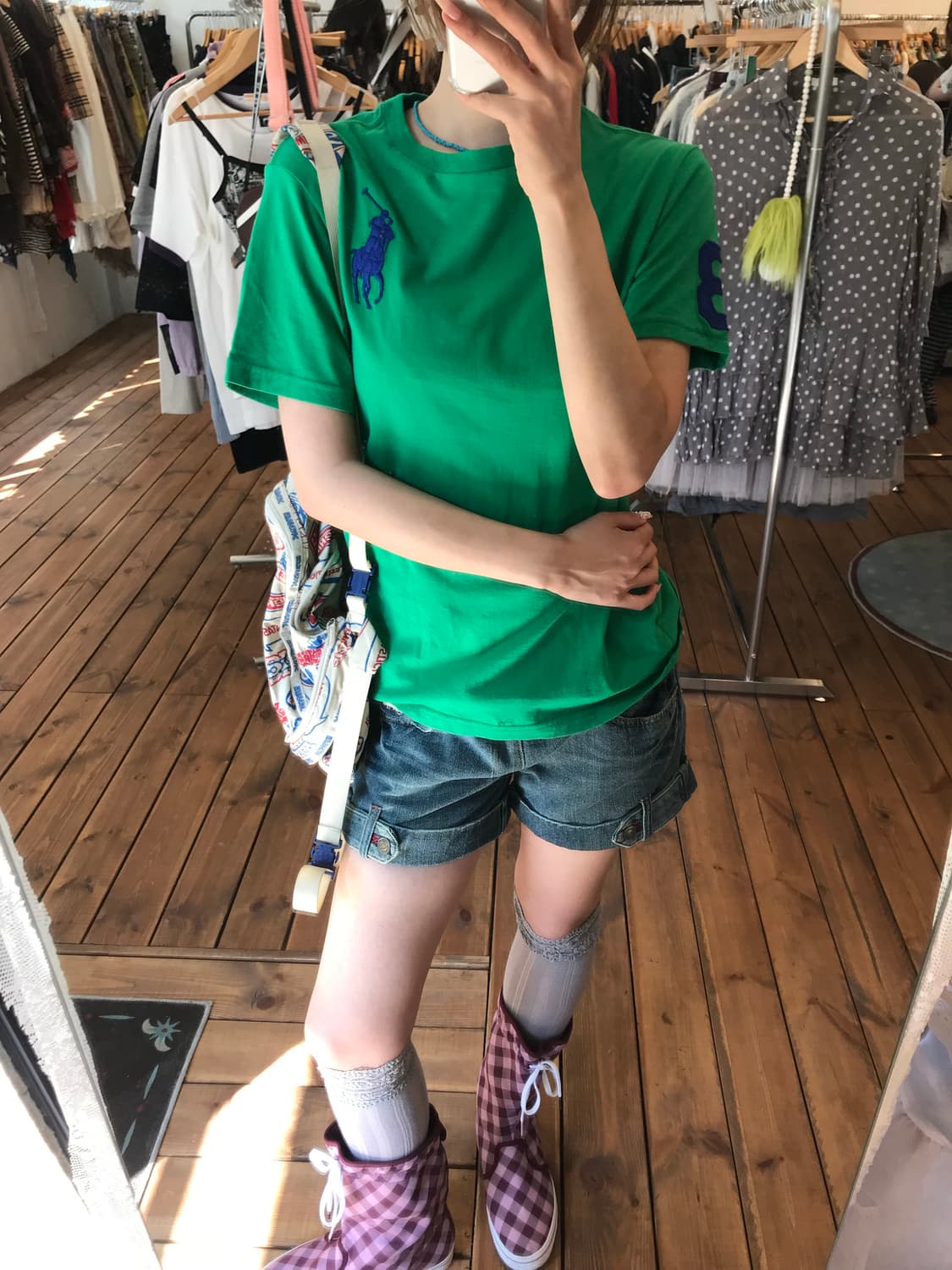 폴로 그린 빅포니 반팔 티셔츠 상품이미지1