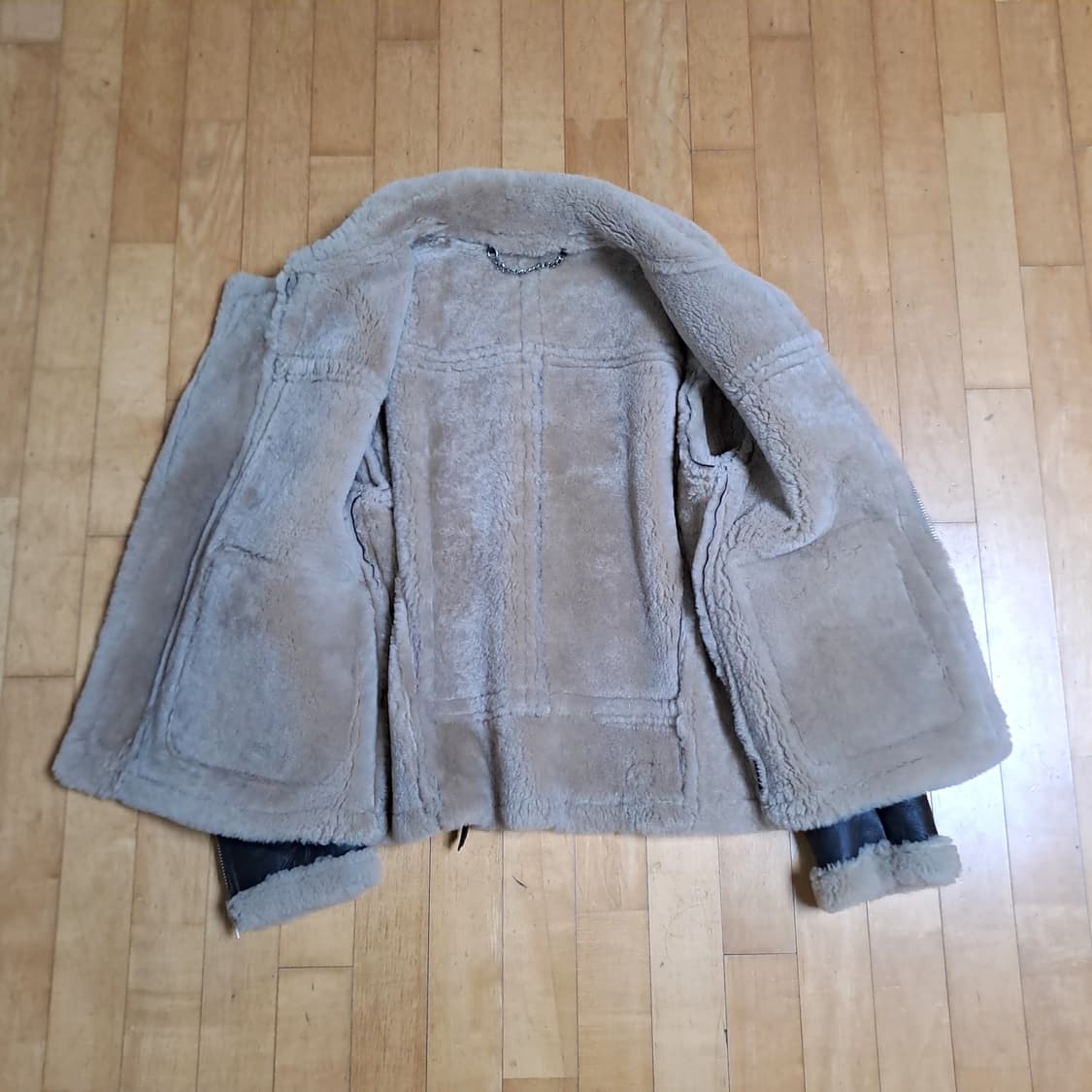 (택포) 양가죽 투포켓 무스탕 100 B90 상품이미지8