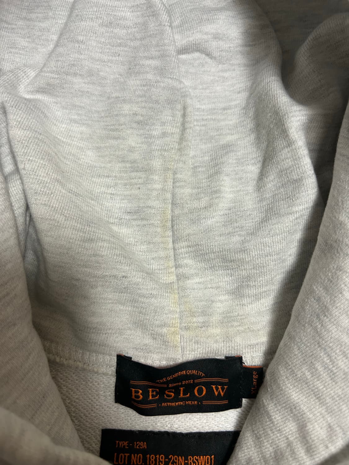 비슬로우 후드 그레이 상품이미지2