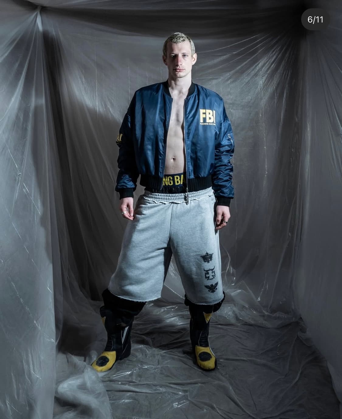 OUTLW reversible FBI bomber 상품이미지6