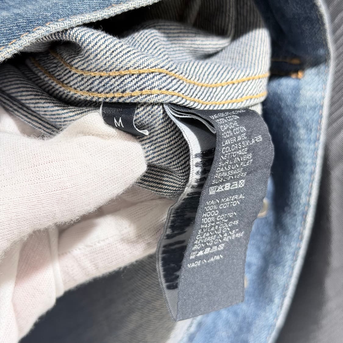 (A+/M) / 셀린느 백로고 후드 데님 청자켓 상품이미지9