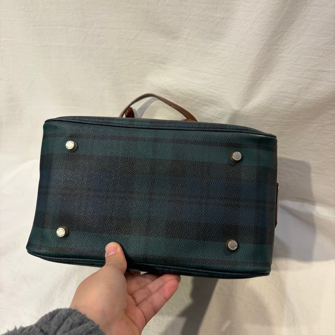 폴로 랄프로렌 타탄 체크 숄더백 가방 상품이미지6