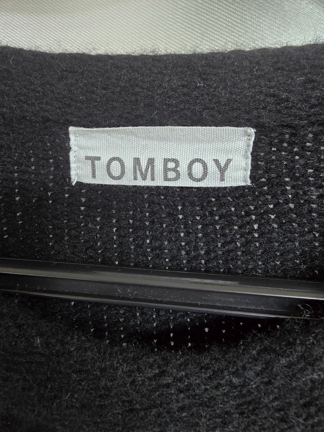 톰보이 TOMBOY 로고 니트 블랙 (1959) 상품이미지3