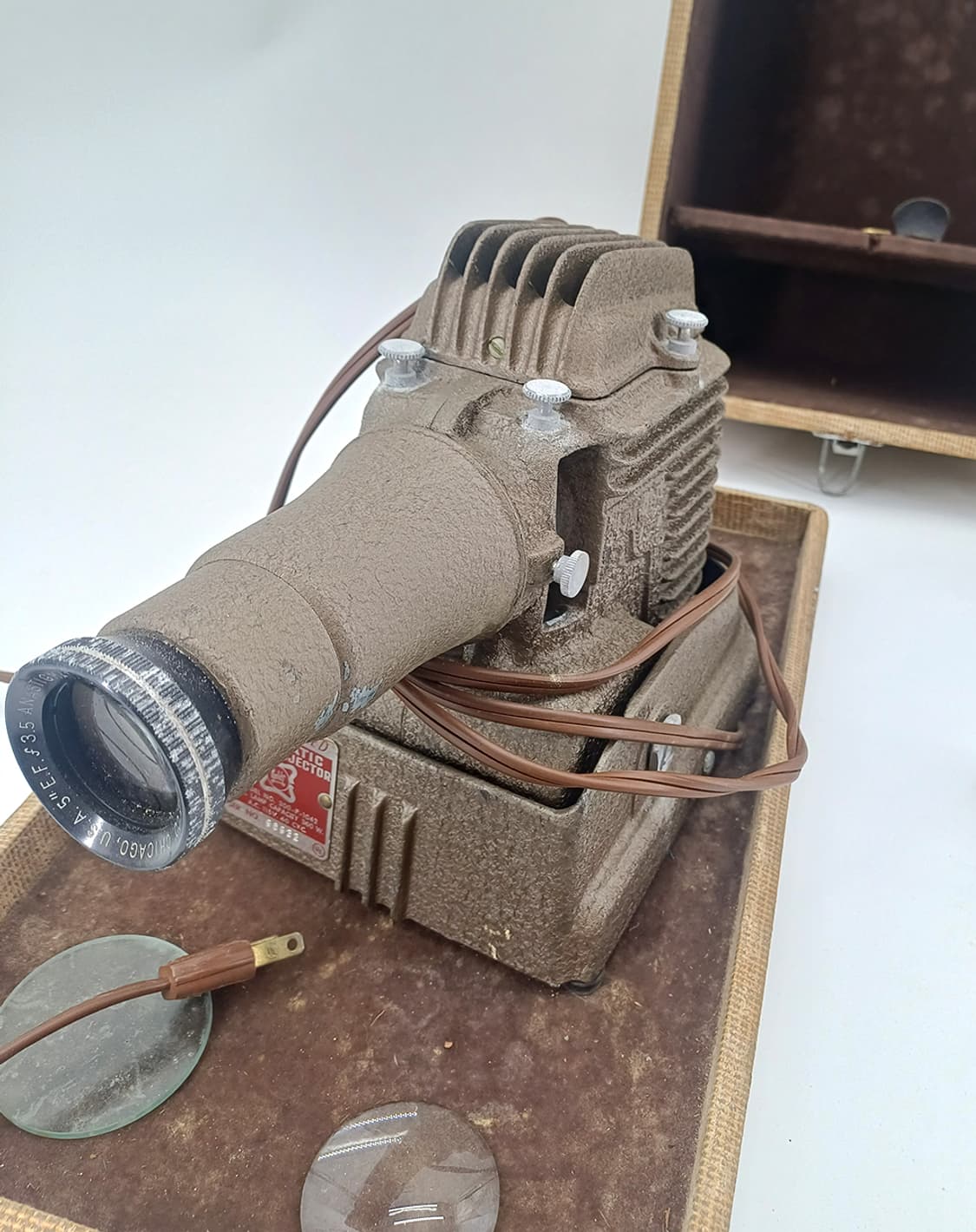 미국 빈티지 슬라이드 프로젝터 인테리어 소품 램프 영화 영사기 상품이미지1