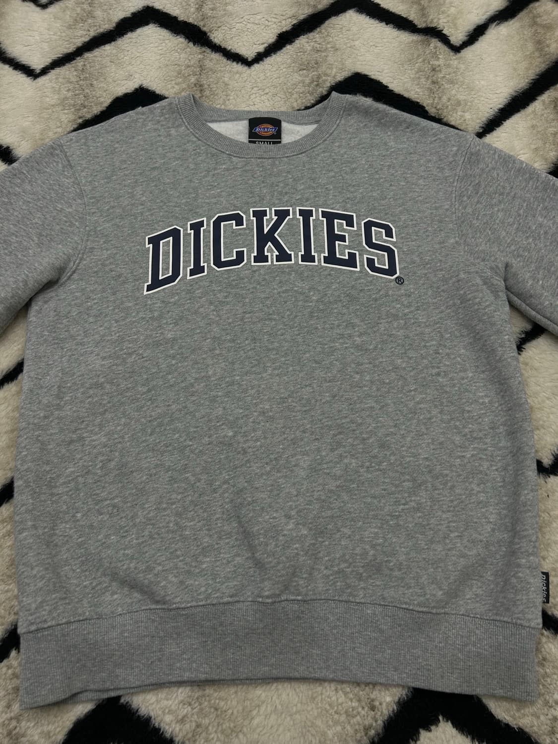 [S]디키즈 프린팅 로고 맨투맨/그레이/기모 상품이미지3