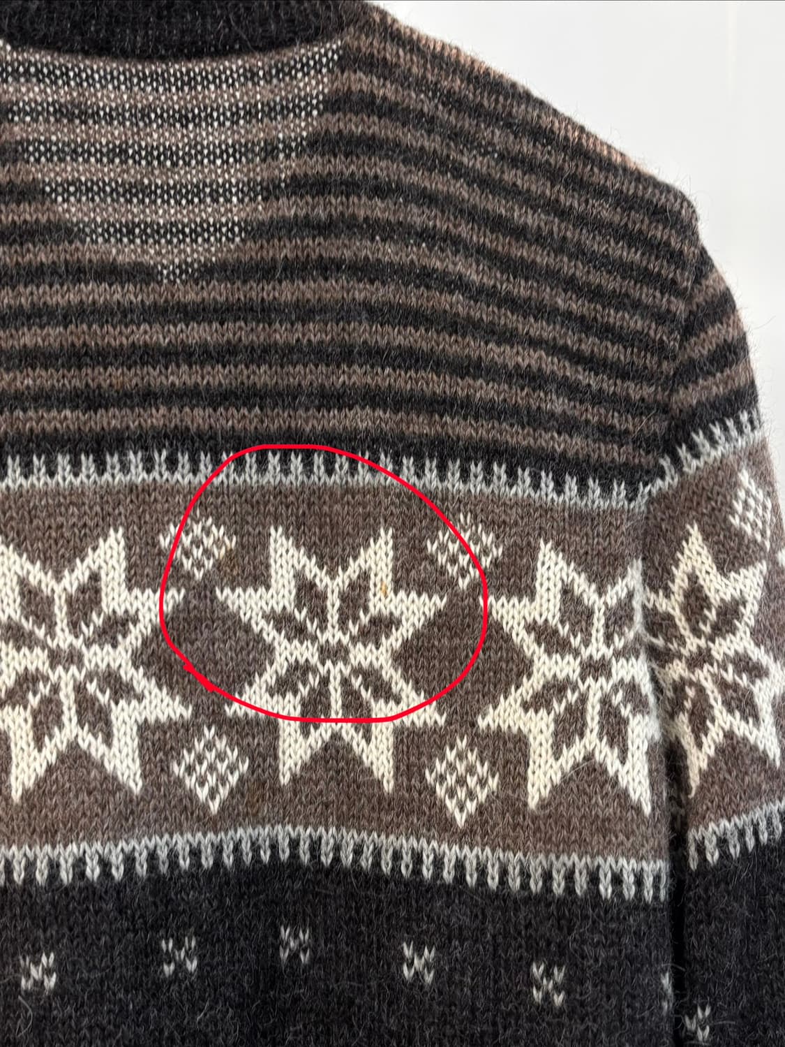 빈티지 윈터 패턴 가디건 상품이미지4