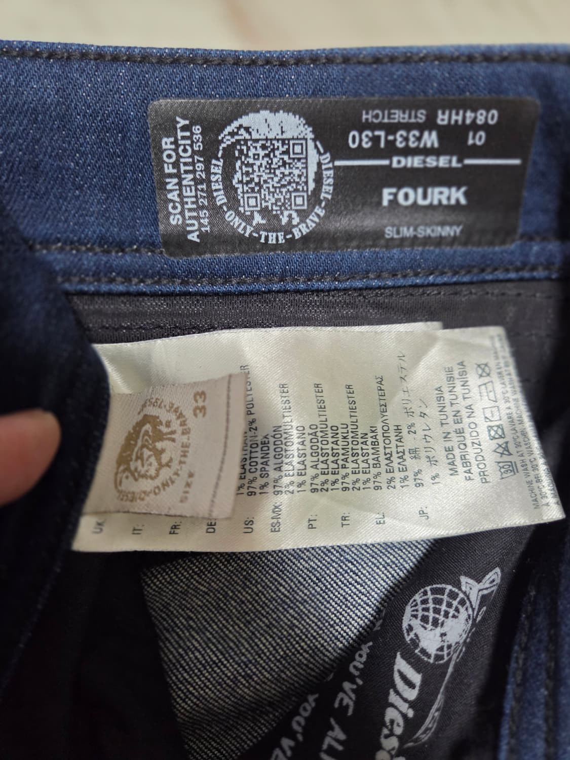 디젤 FOURK 데님팬츠 상품이미지8