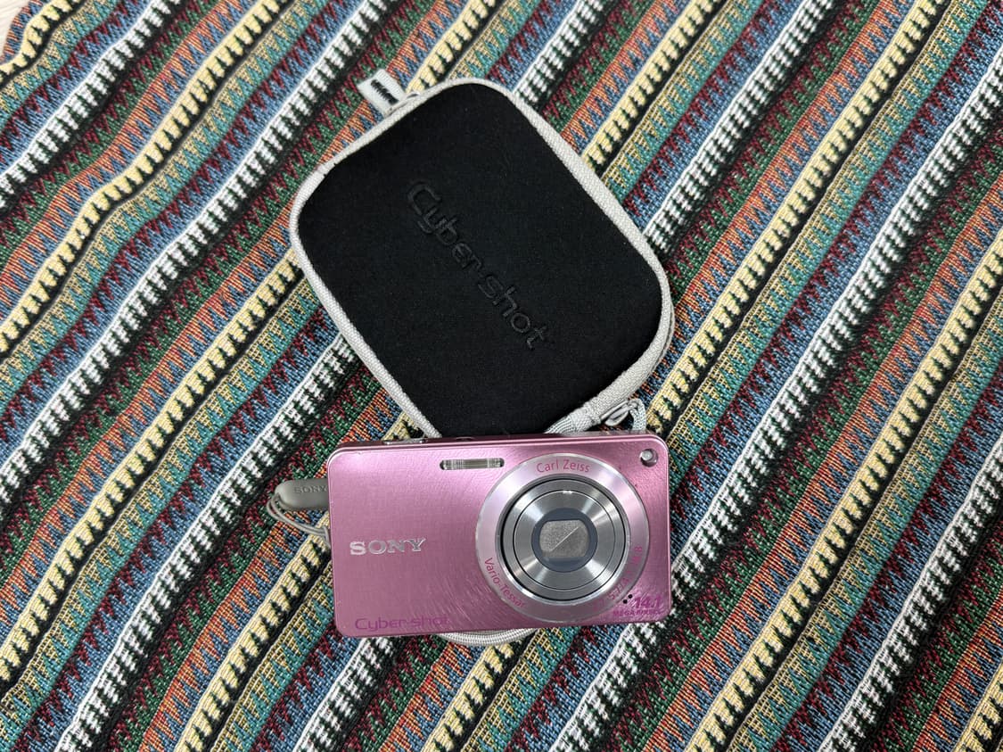 작례O) 소니 사이버샷 DSC-w350 핑크 상품이미지1