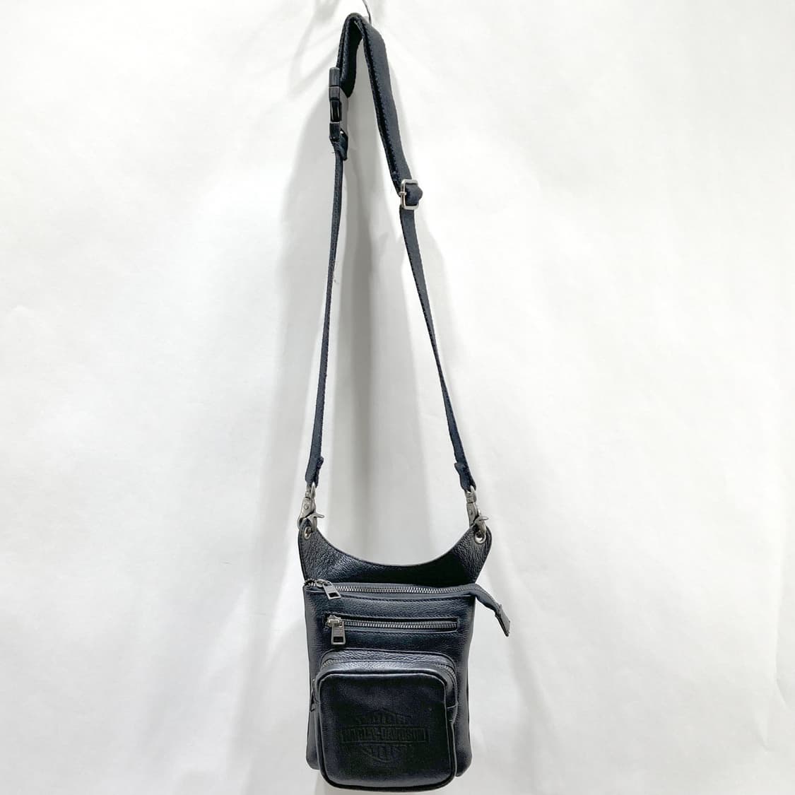 할리데이비슨 로고 조절 숄더 허벅지 싸이팩백  상품이미지1