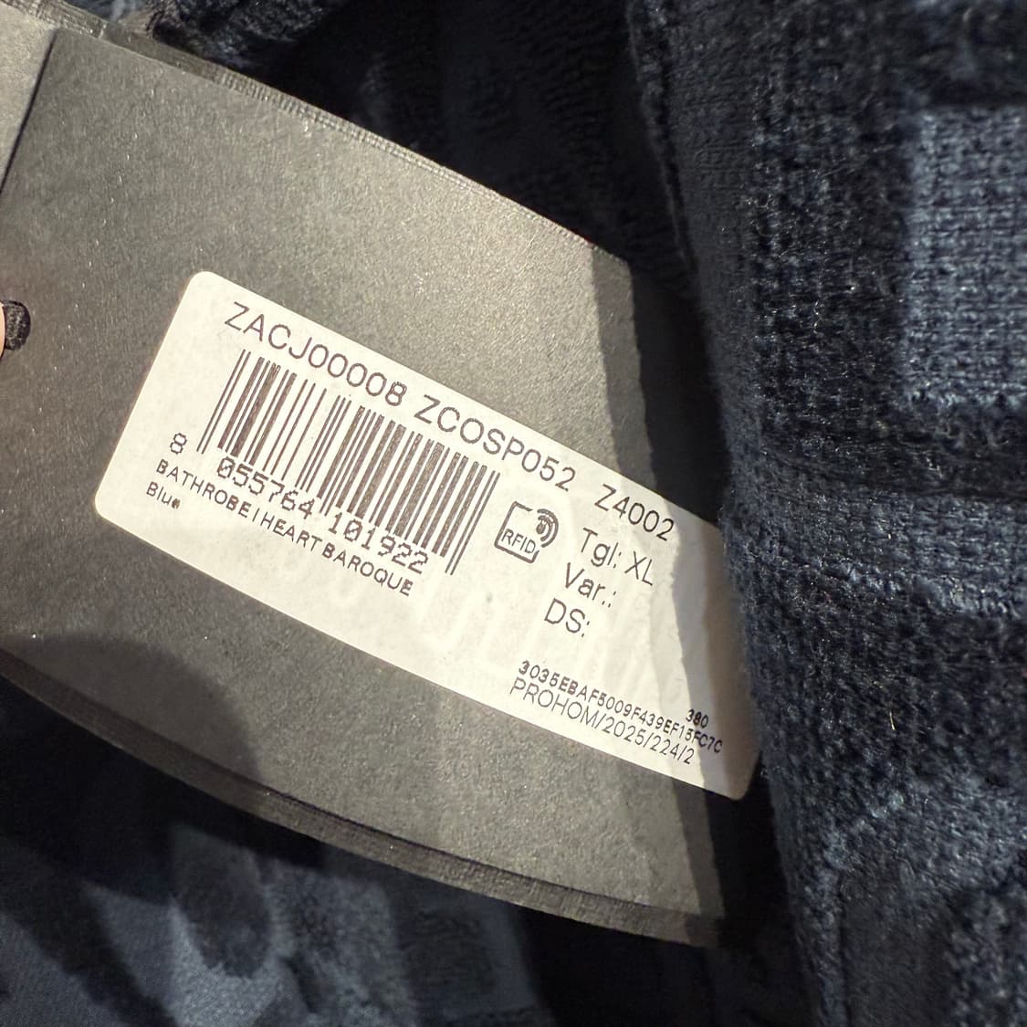 [정품][새상품급] 베르사체 바로코 로브 컬렉션바스 로브 가운 블랙 상품이미지7