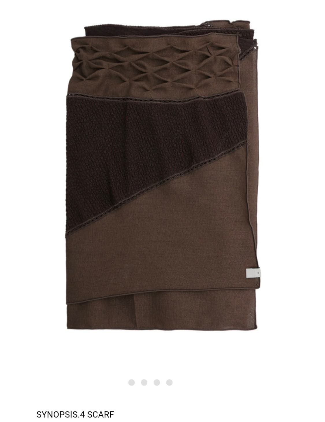 xlim 머플러 목도리 스카프 브라운 (엑슬림 단품) 상품이미지1