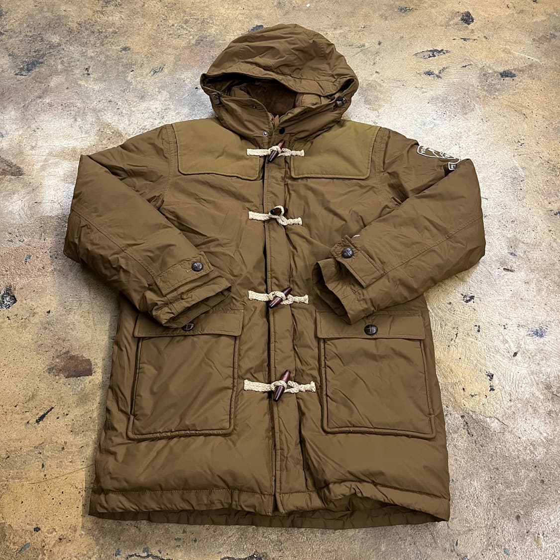 노스페이스 브라운 초코 떡볶이 더플 코트 st 패딩 105 상품이미지2