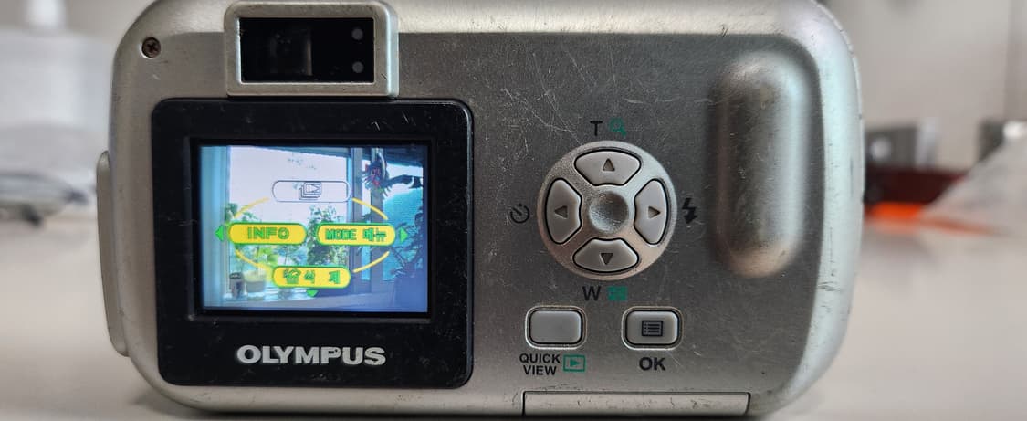 OLYMPUS C-160 빈티지 디지털카메라 상품이미지7