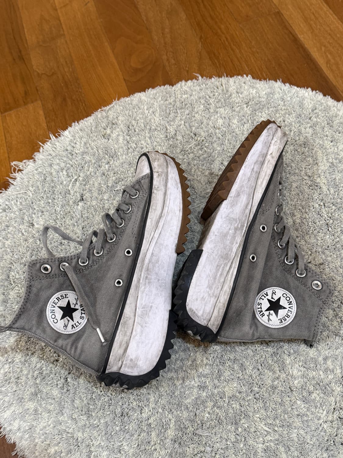 [265] 컨버스 런스타 하이크 하이 빈티지 스모크 그레이 상품이미지2