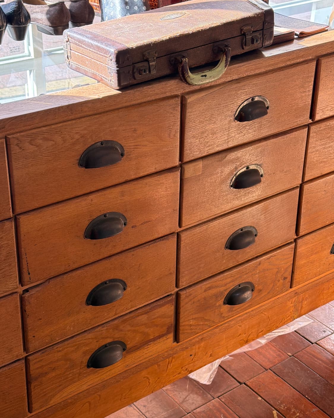 빈티지 소품 영국 엔틱 하버데셔리 진열장 상품이미지4