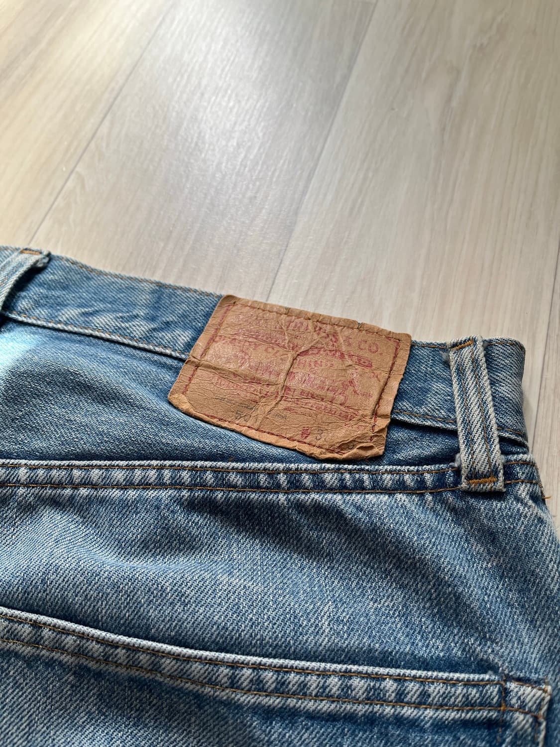 80s 리바이스 501 표기 33x33 상품이미지4