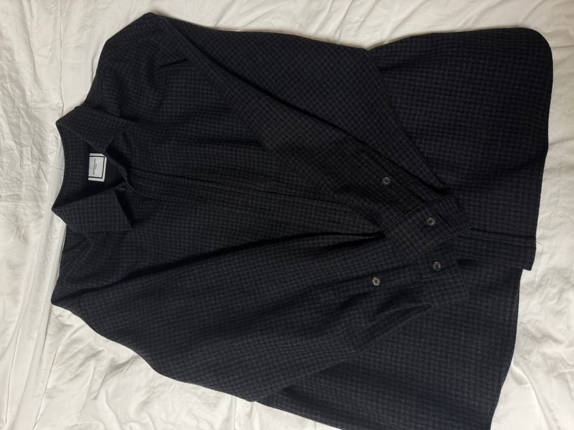 [50] 24fw 우영미 울 체크 셔츠 판매합니다. 상품이미지1