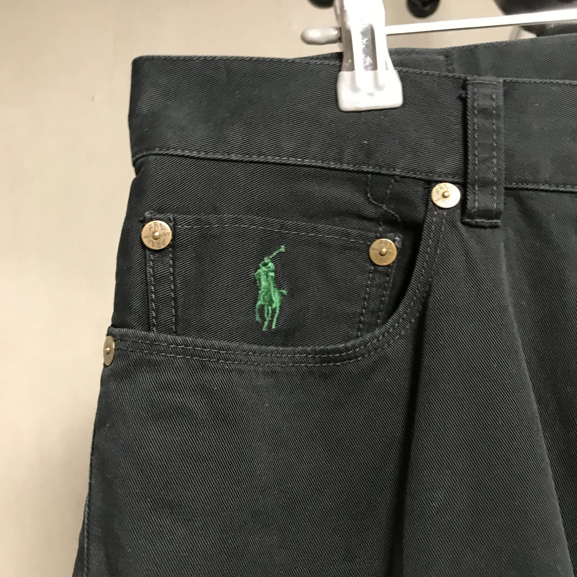 폴로 랄프로렌 코튼 팬츠 블랙 31/30 상품이미지5