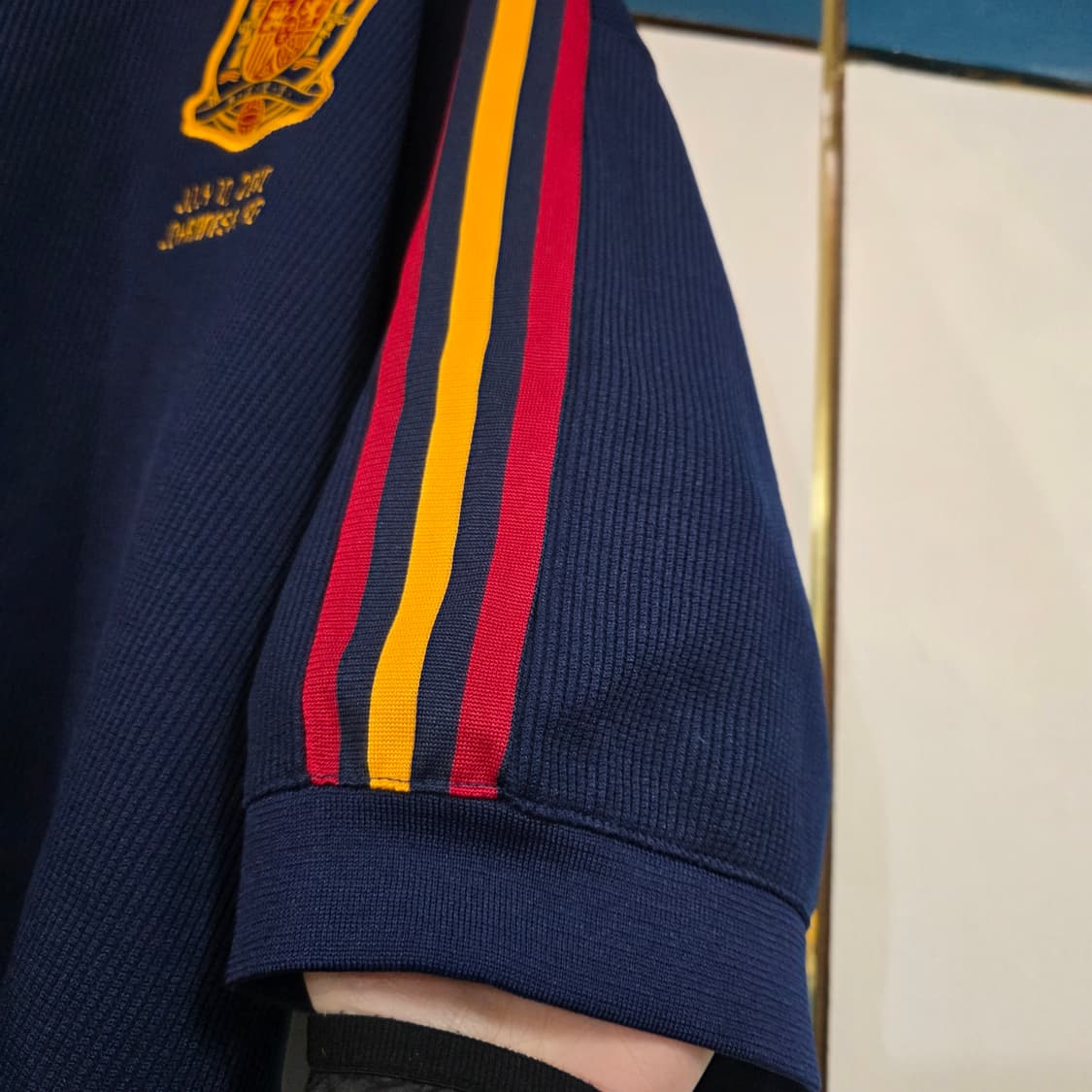 아디다스 축구 와플 반팔 스페인 유니폼 아이콘 저지 HE8910 XL 상품이미지3