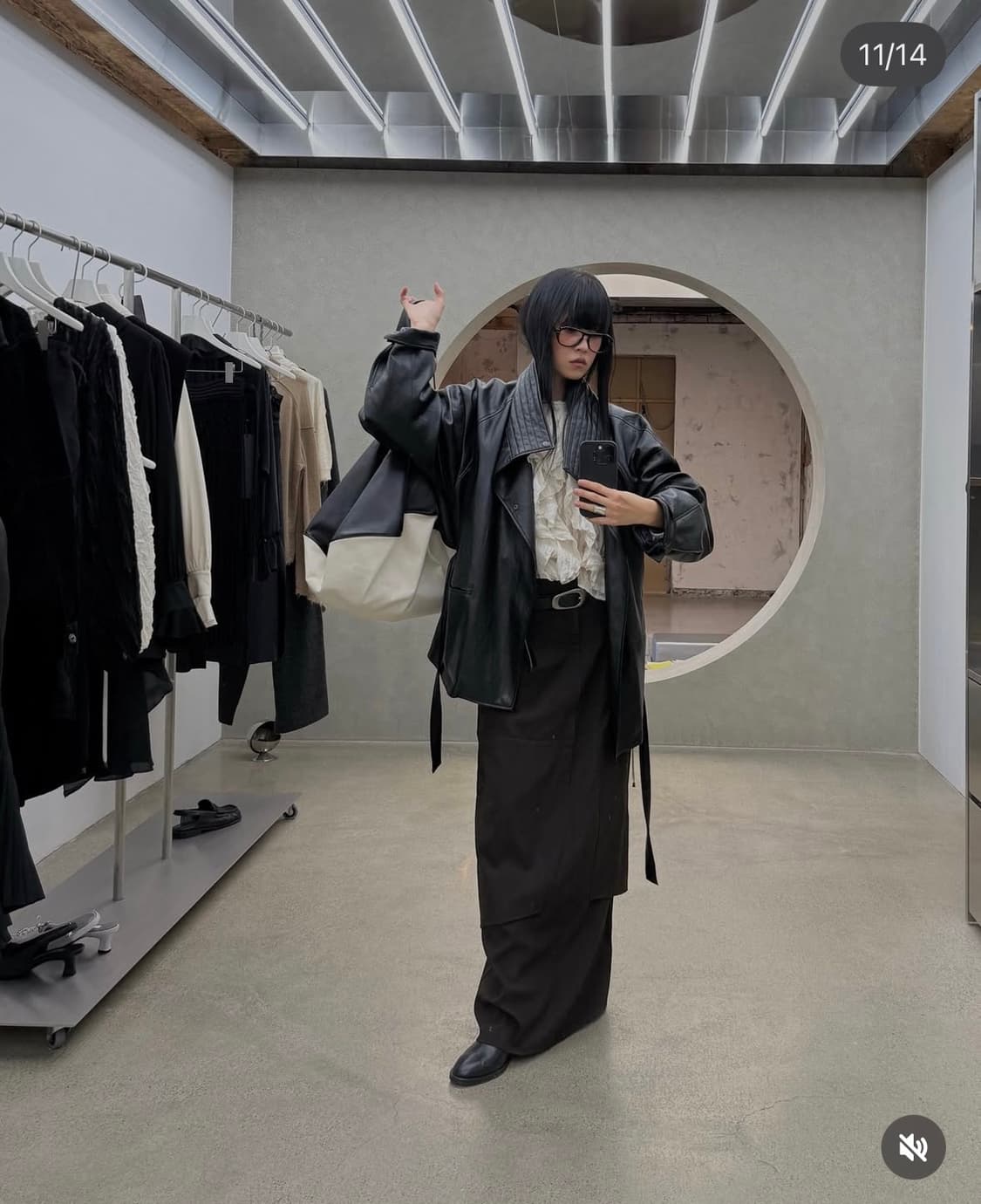 더일마 플루토 레더 자켓 팝니다 상품이미지2