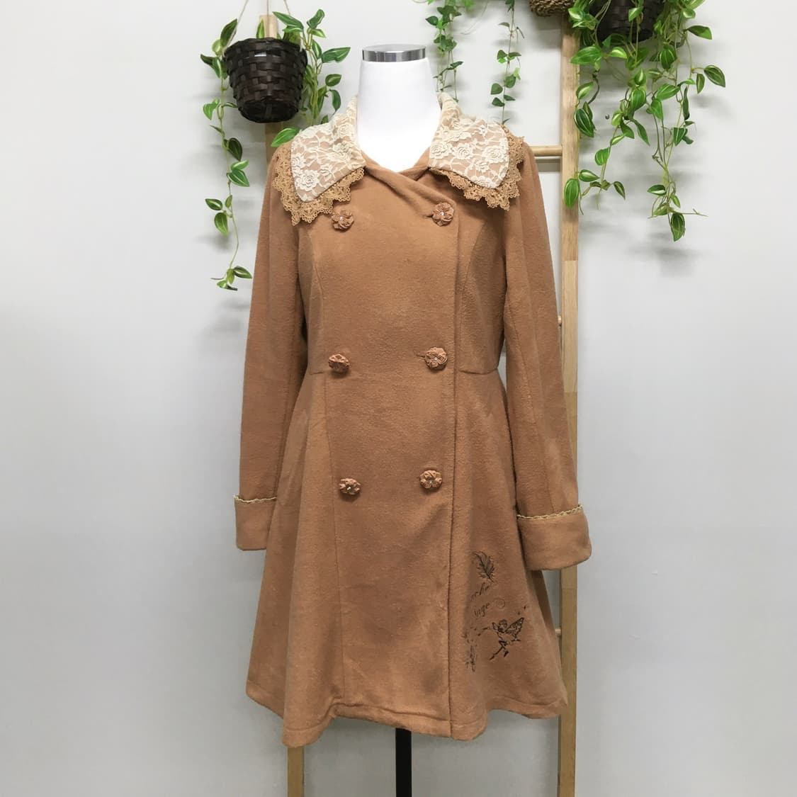 AXES FEMME 엑시즈팜/ 라떼갸루코트 레이스코트 갸루코트 리본코트 상품이미지3