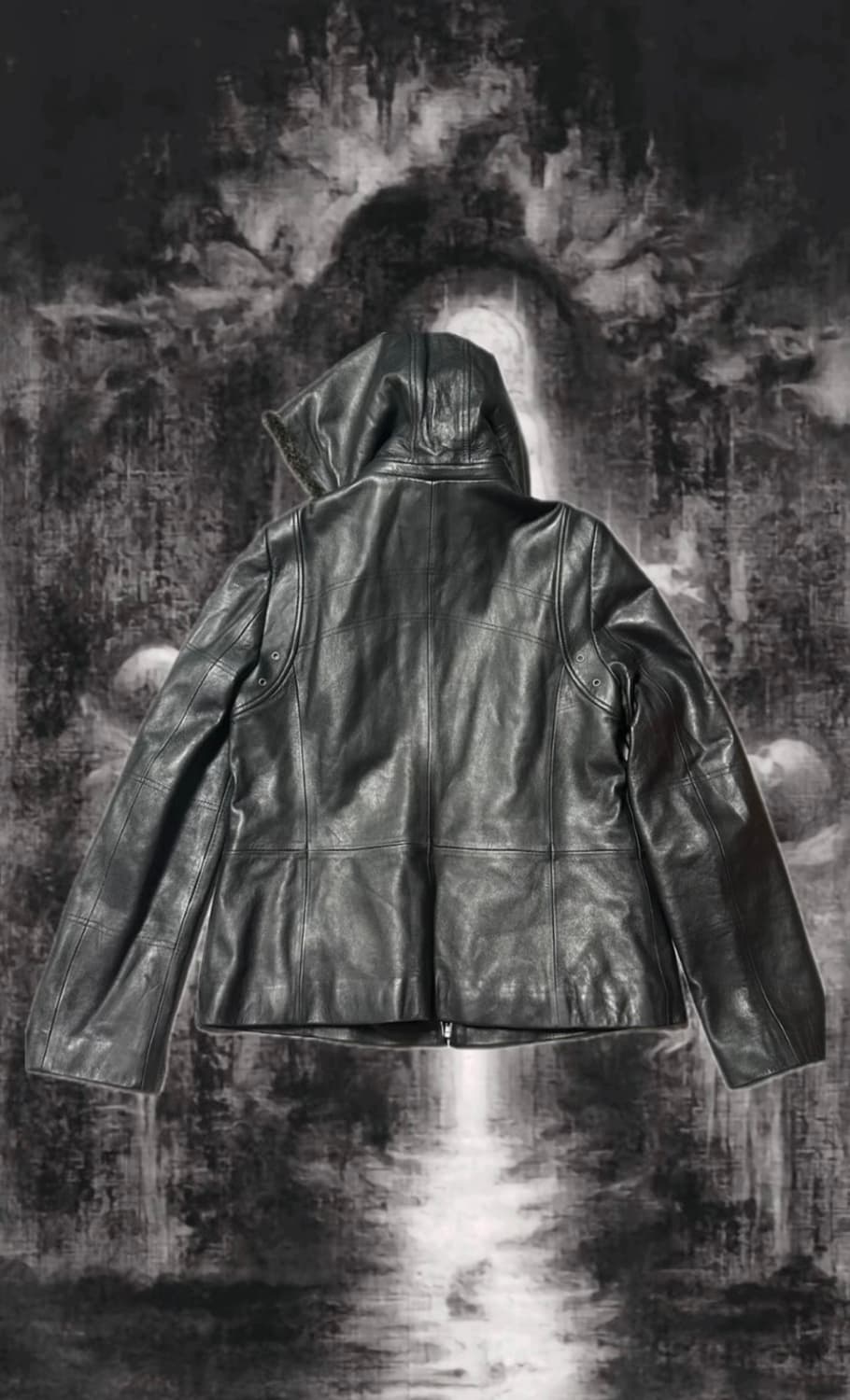 Fashion&style 퍼 레더 자켓 상품이미지2