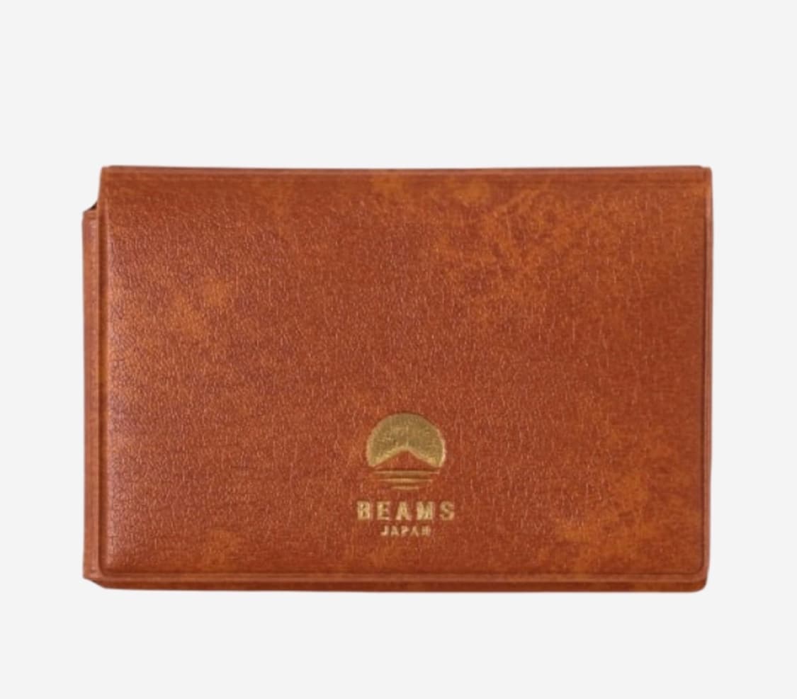 빔즈 x 하이타이드 스페셜 오더 패스 & 카드 케이스 브라운 상품이미지1