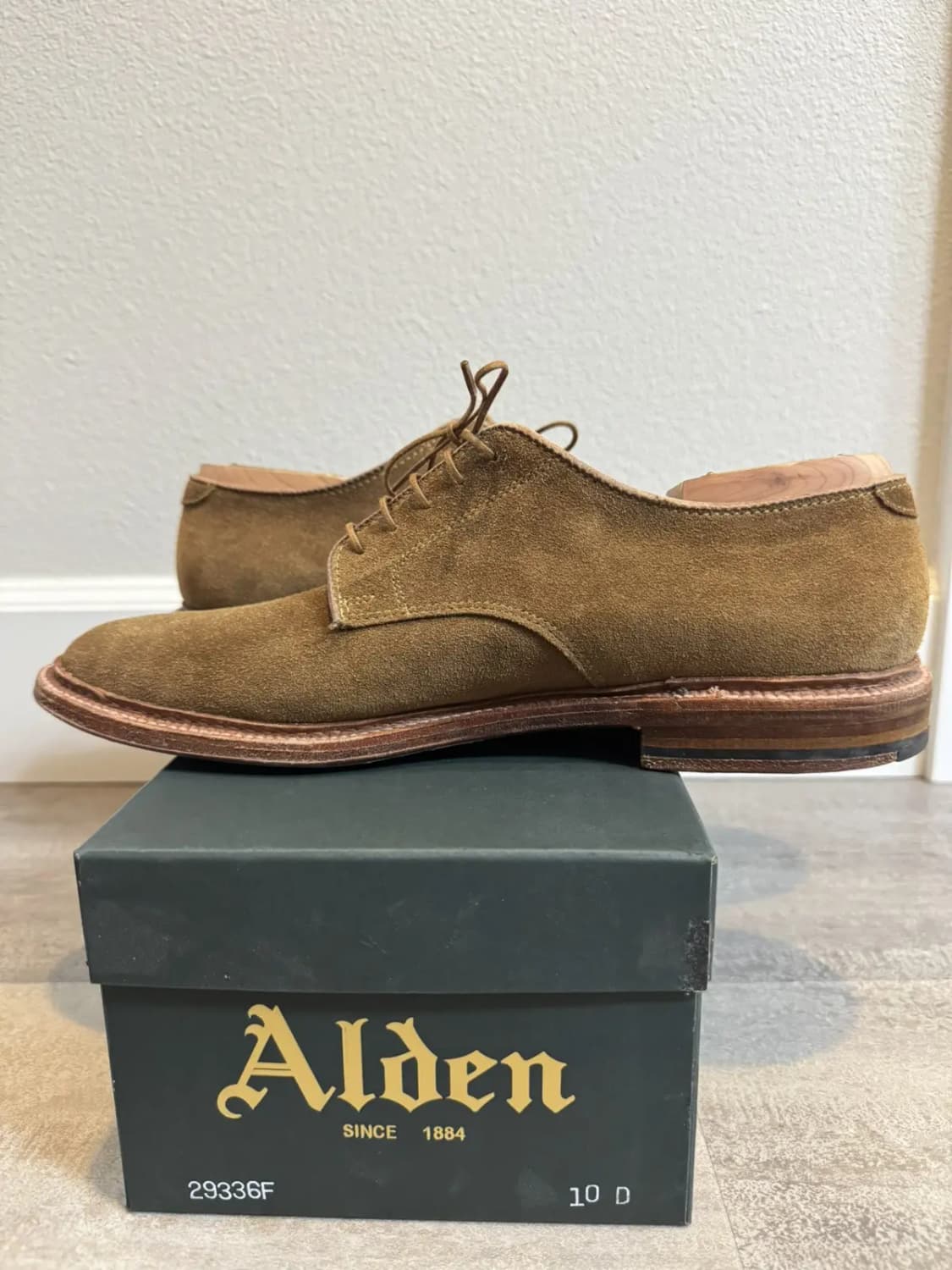 10D 알든 29336F  플레인토 더비  스너프 스웨이드 상품이미지6