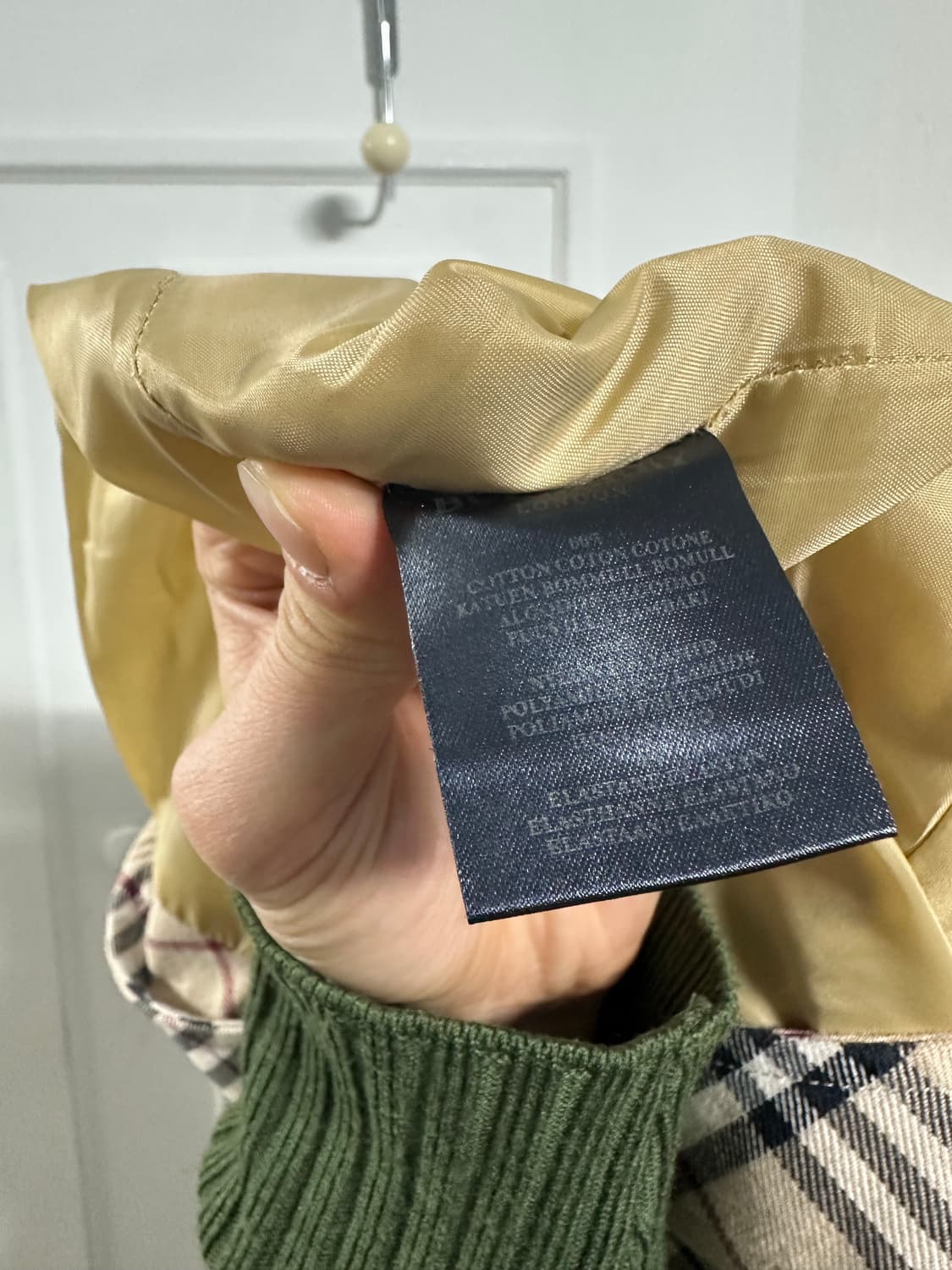 버버리 체크 스커트 상품이미지4