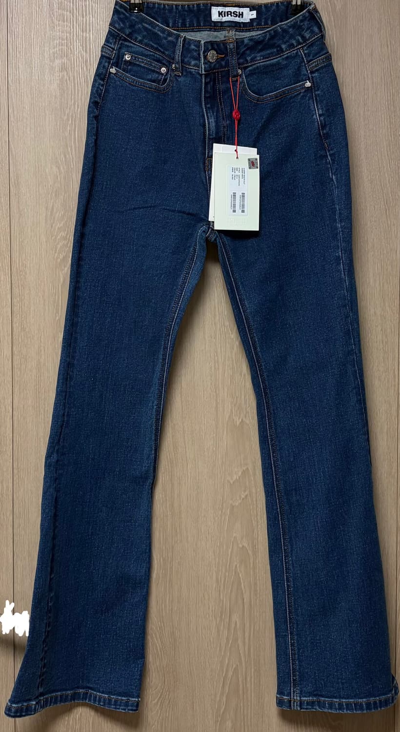 새상품) 키르시 체리 부츠컷 데님 팬츠 다크 블루 상품이미지2