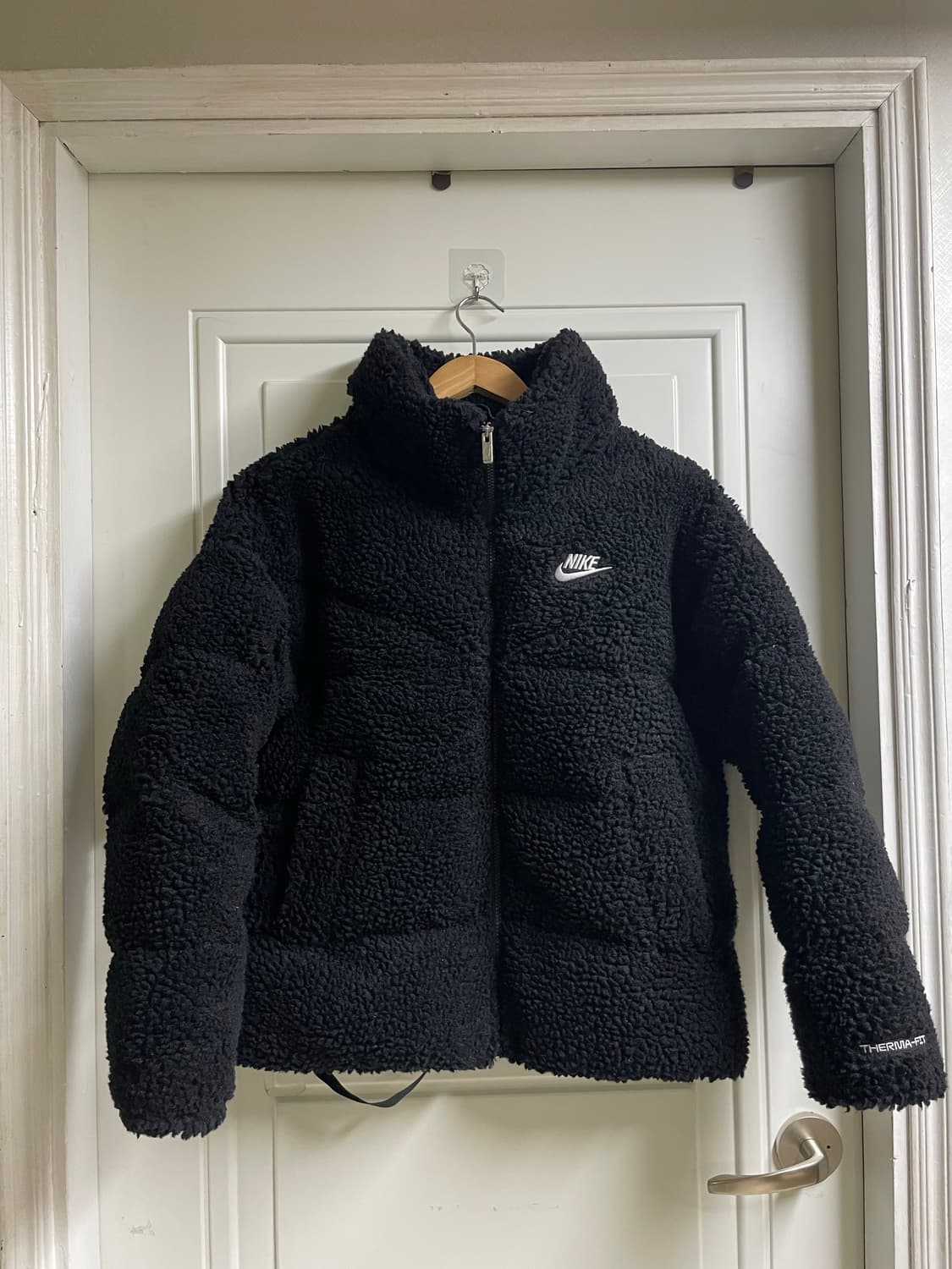 나이키 우먼스 쉐르파 뽀글이 패딩 자켓 DV6676-010 상품이미지1