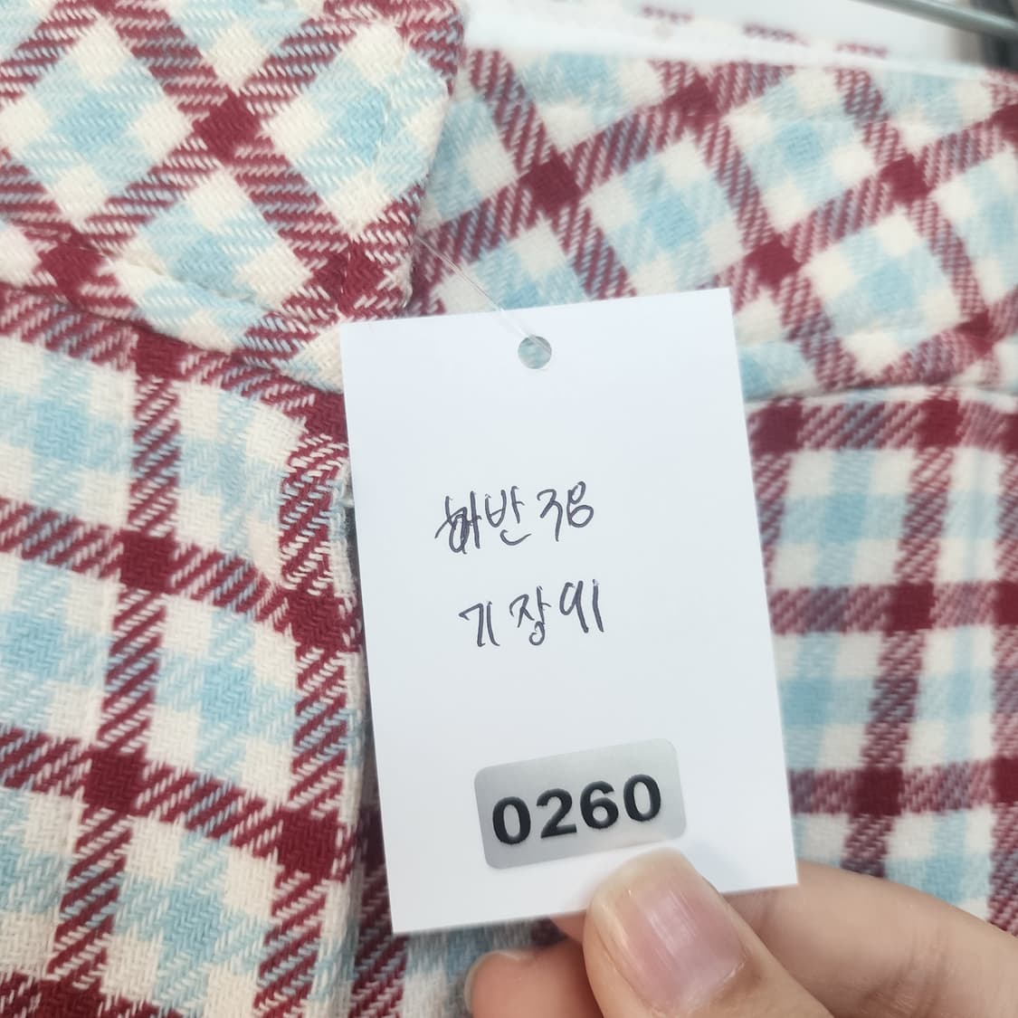 듀엘 체크무늬 바지 상품이미지9