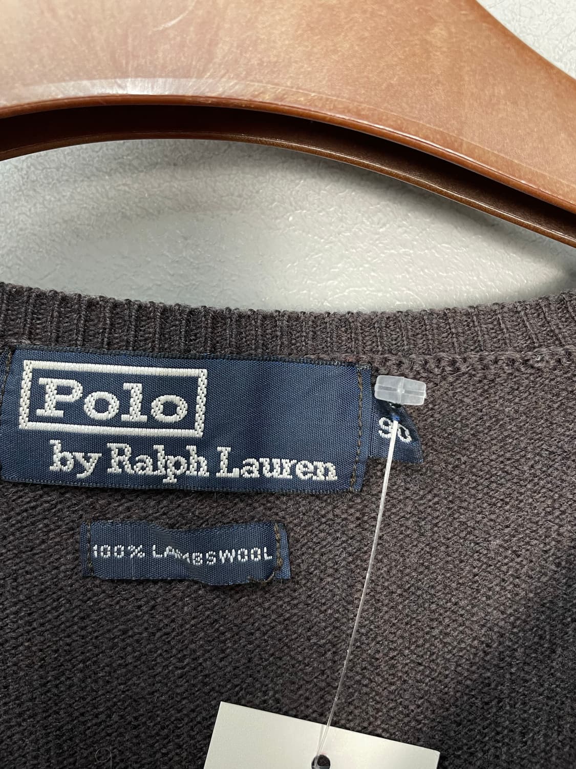 폴로 랄프로렌 브라운 브이넥 니트 H2012 상품이미지5