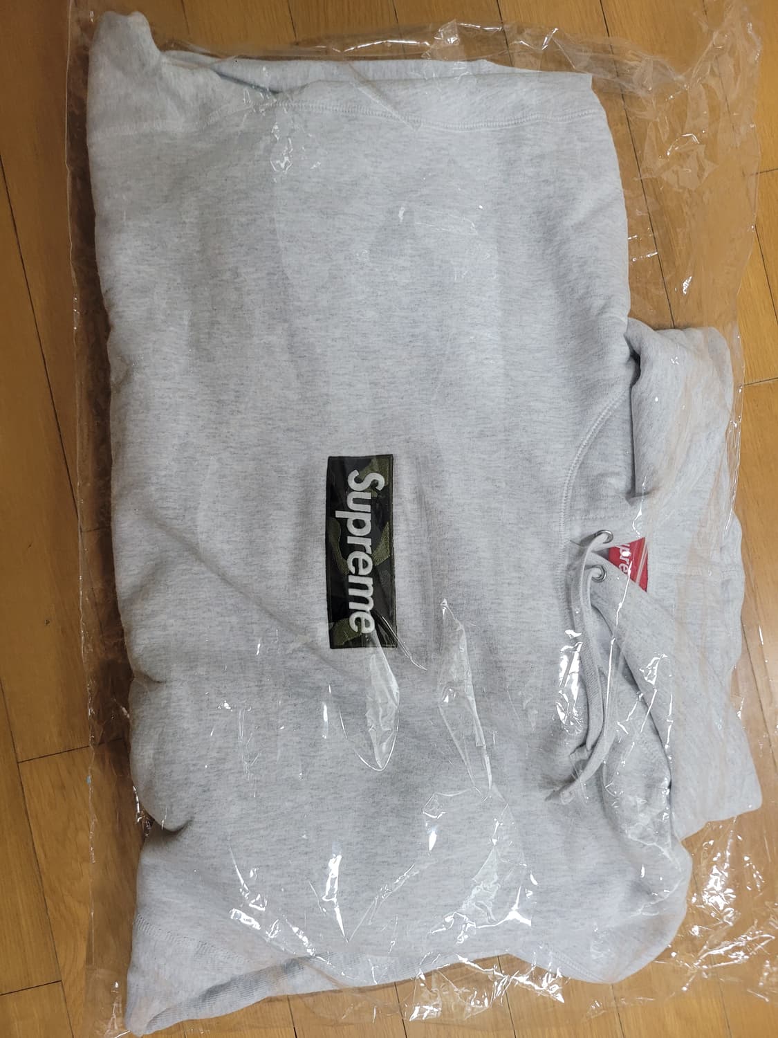 슈프림 박스로고 후드 스웨트셔츠 애쉬 그레이 - 23FW 상품이미지1