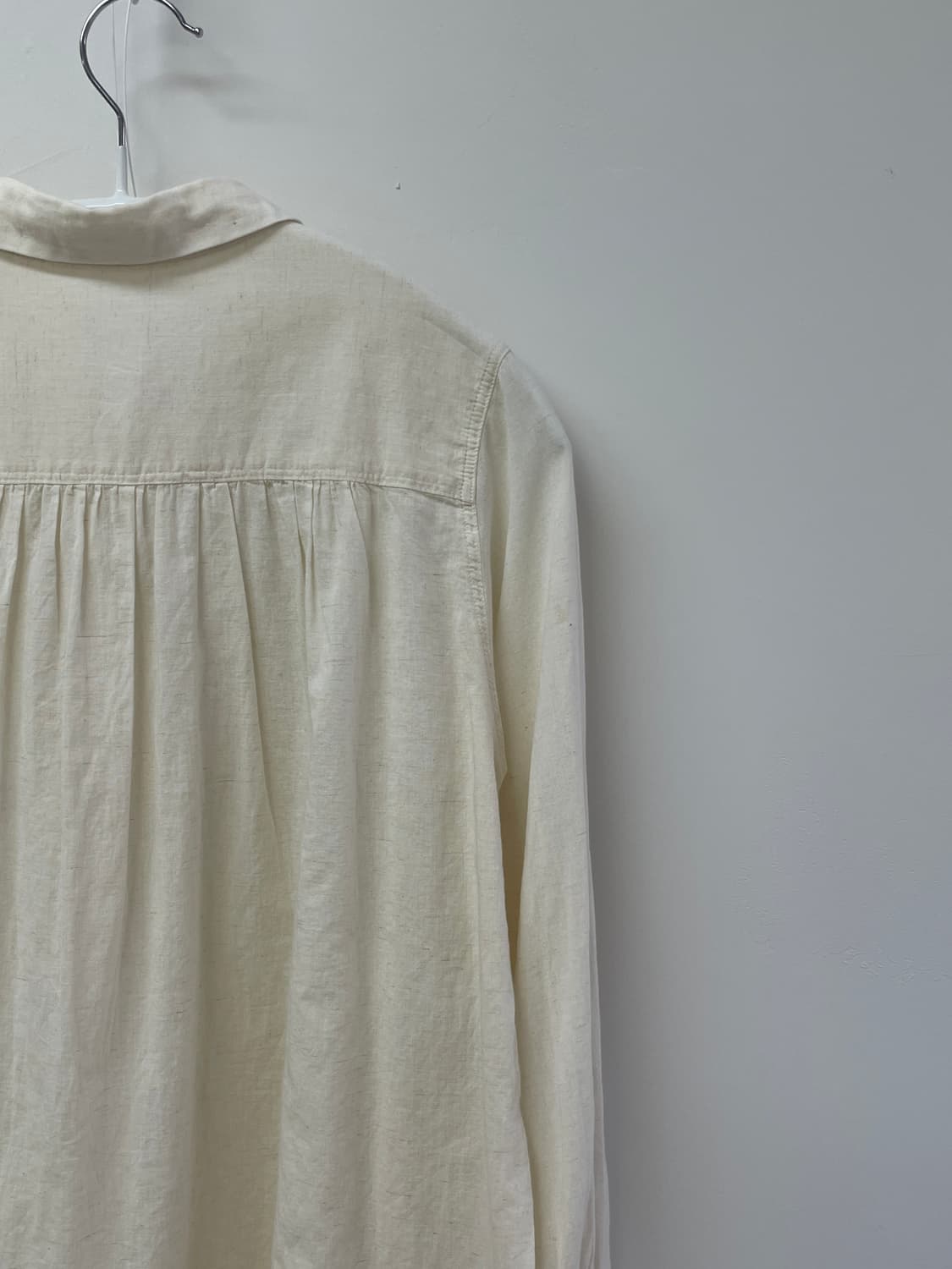 Studio Clip  둥근카라 광목면 블라우스 상품이미지8