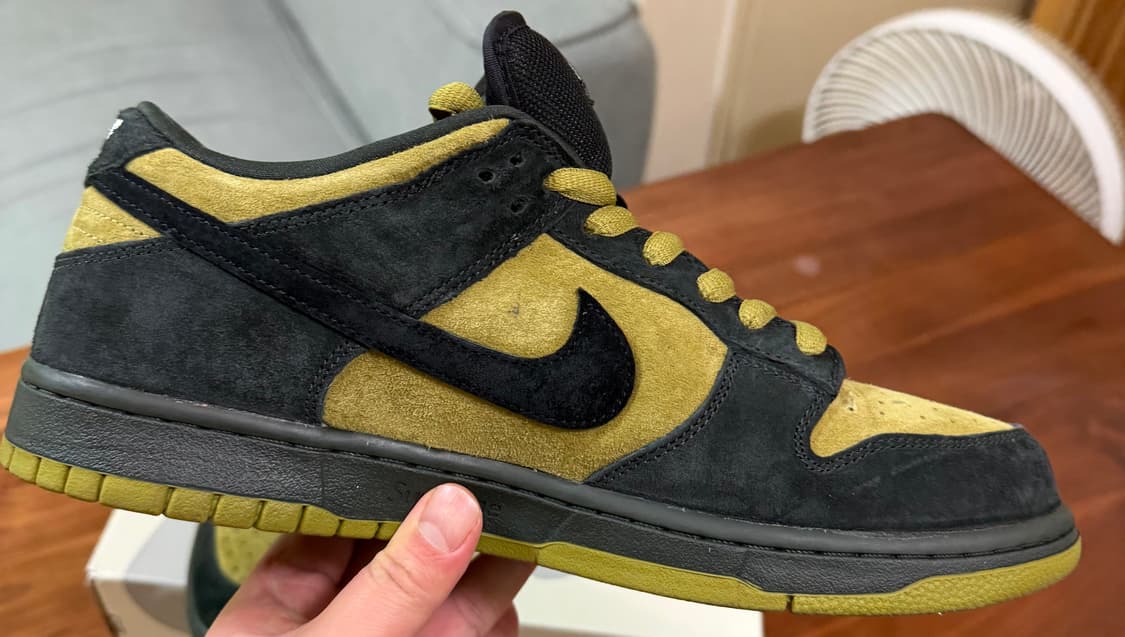 (295)나이키x슈프림 SB 덩크 로우 캠퍼 그린 상품이미지4