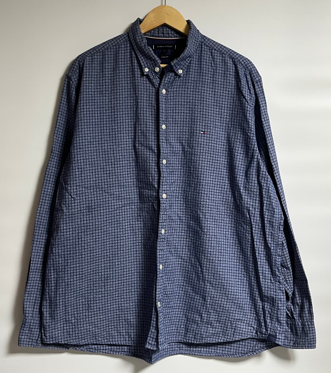 타미힐피거 오버핏 체크셔츠 남방 2XL 상품이미지1