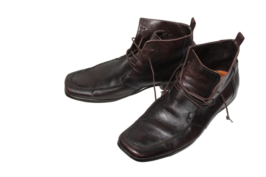 1990s BALENCIAGA 발렌시아가 카프레더 레이스업 부츠 상품이미지2