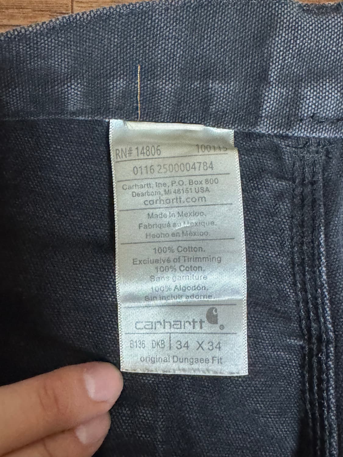 칼하트 더블니 B136 덩가리핏 상품이미지4