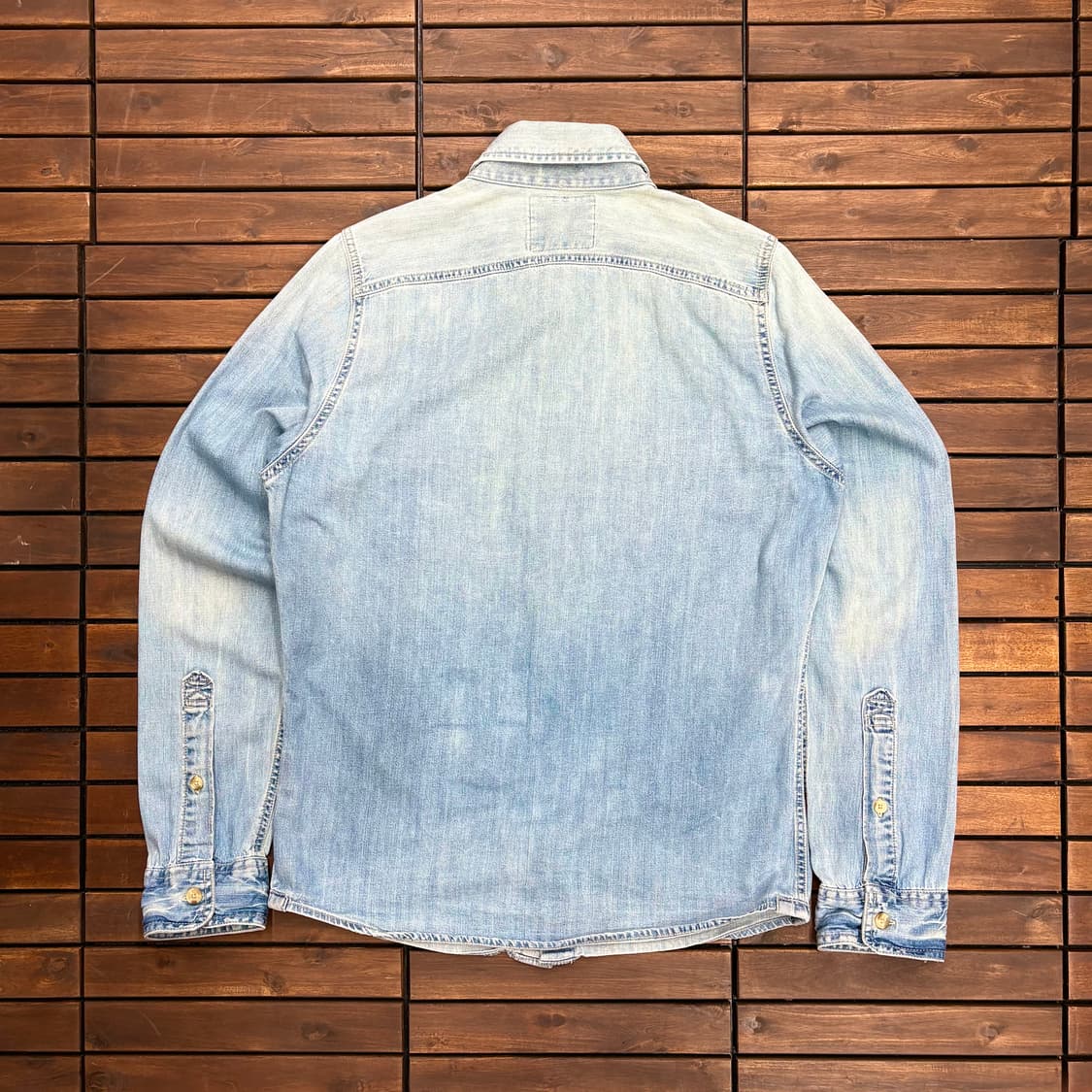 (M) 아베크롬비 연청 웨스턴 데님 셔츠 상품이미지3