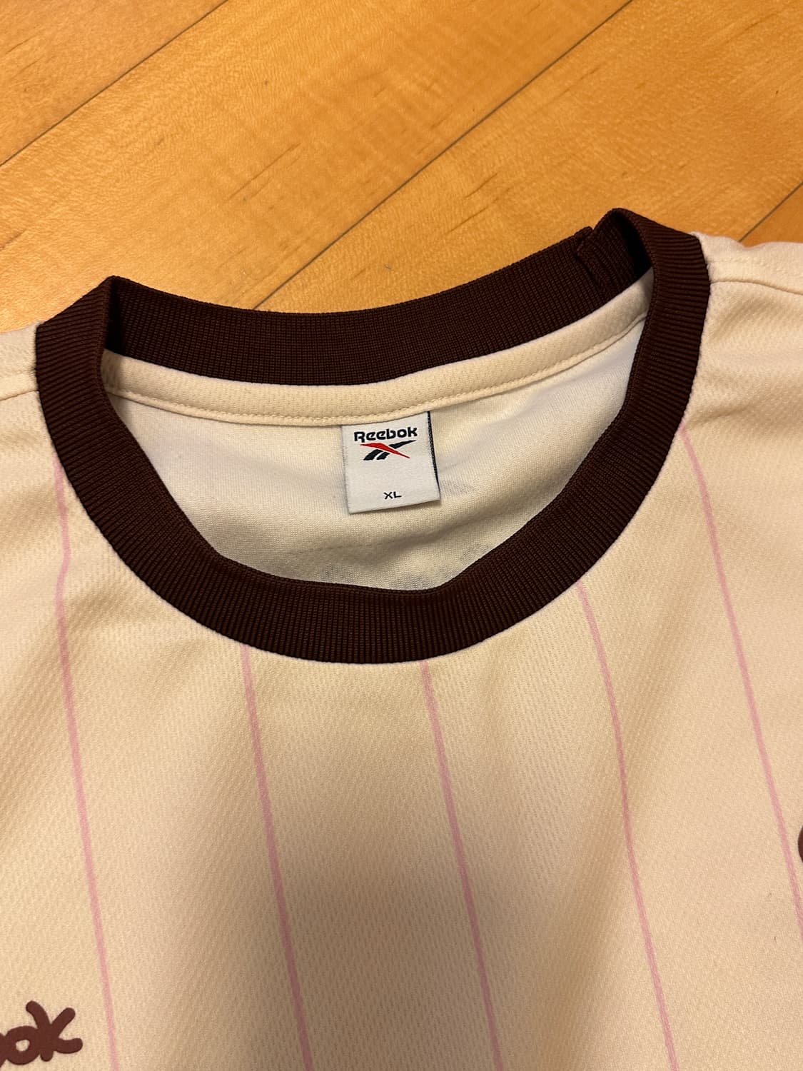 리복 x 카멜커피 블록코어 티셔츠 XL 상품이미지3