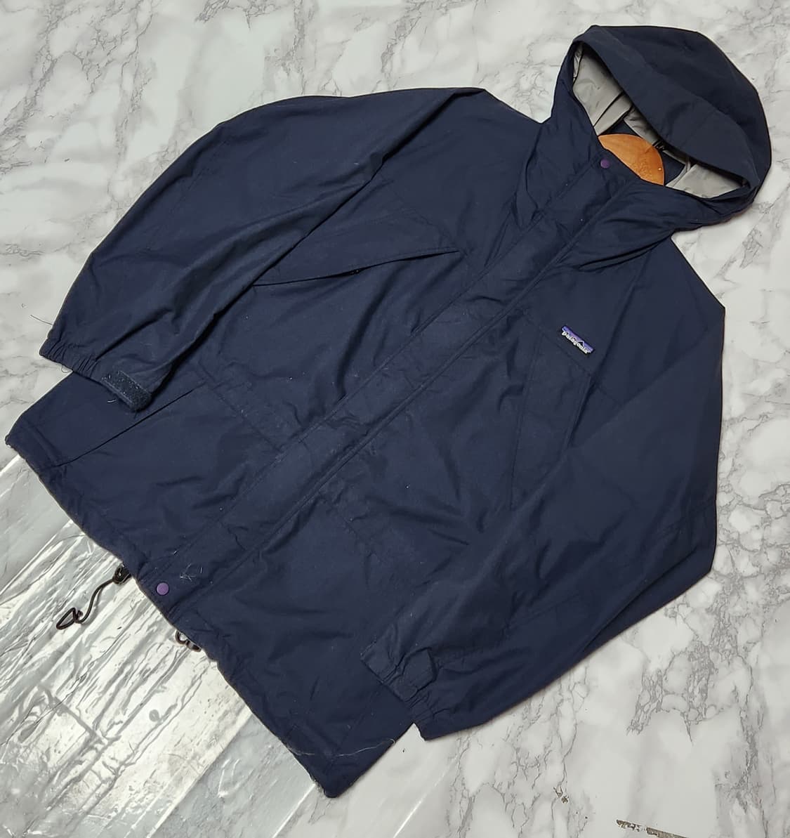 파타고니아 90s 네이비 시티보이 바람막이 후드 자켓 상품이미지2
