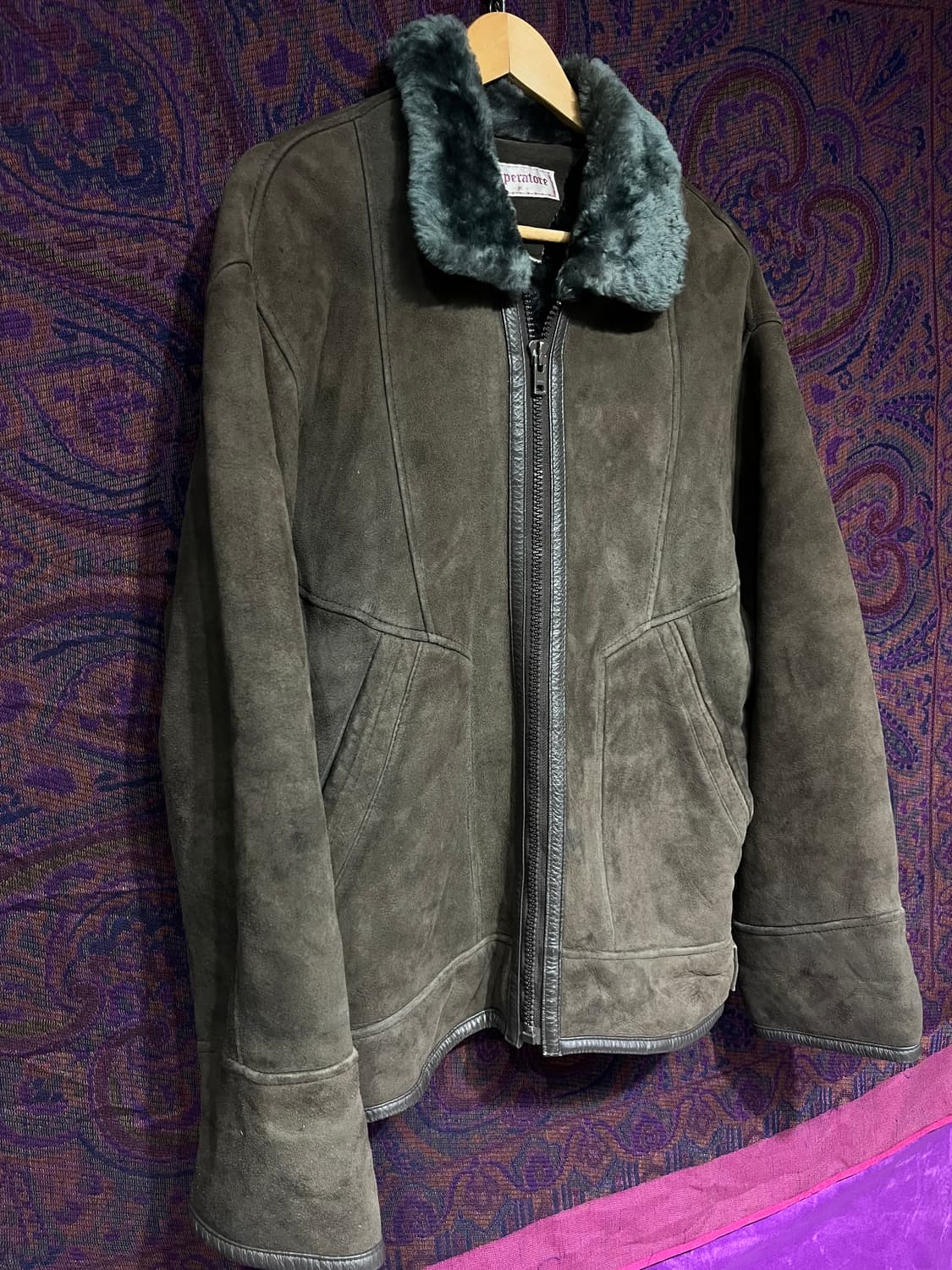 스웨이드 무스탕 시어링자켓 상품이미지3