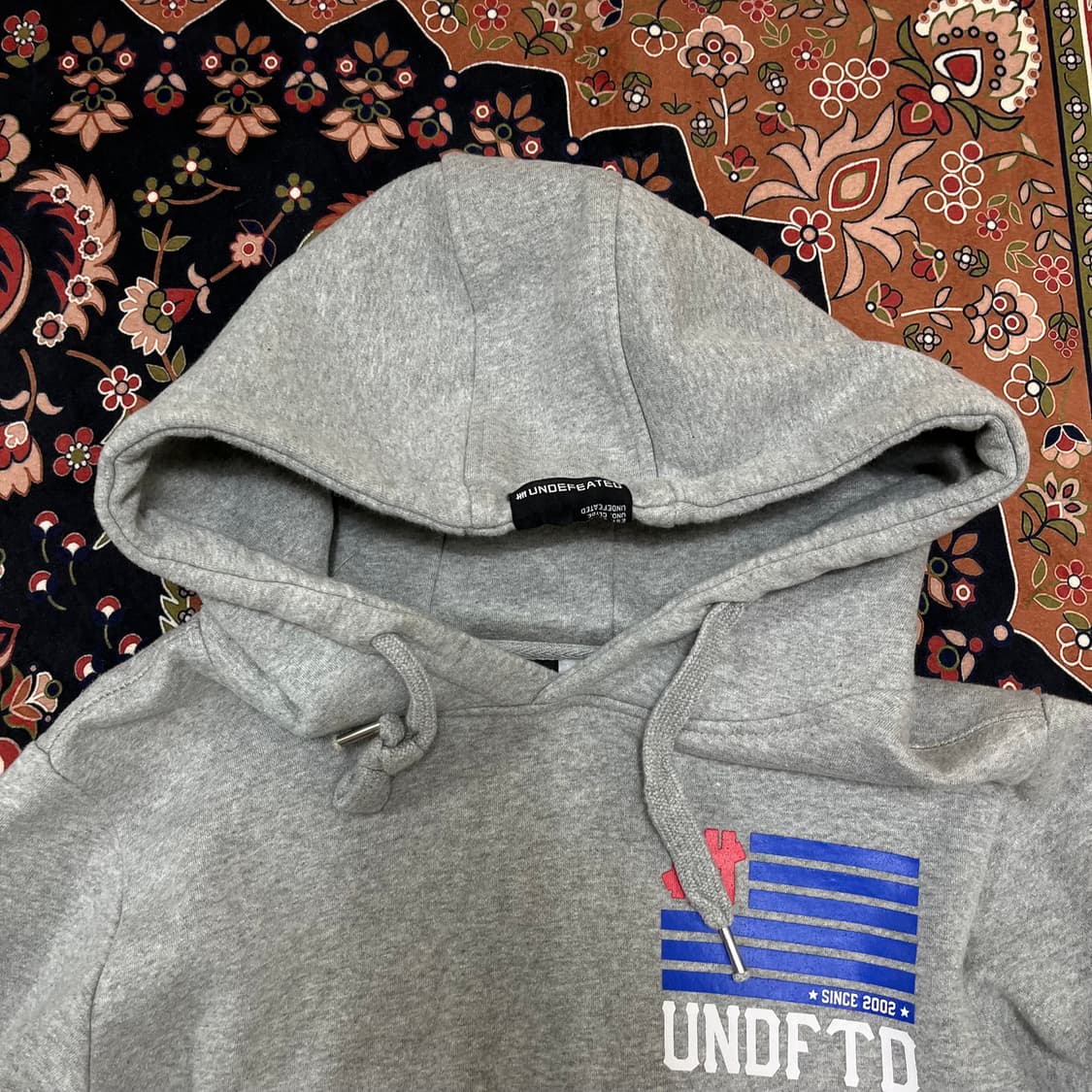 언디피티드 미국 로고 후드티 M/95 상품이미지4