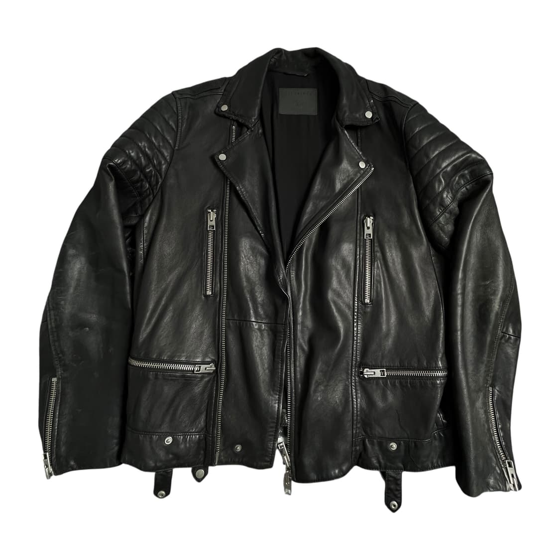 ALLSAINTS 올세인츠 가죽 라이더 자켓 블랙 상품이미지1