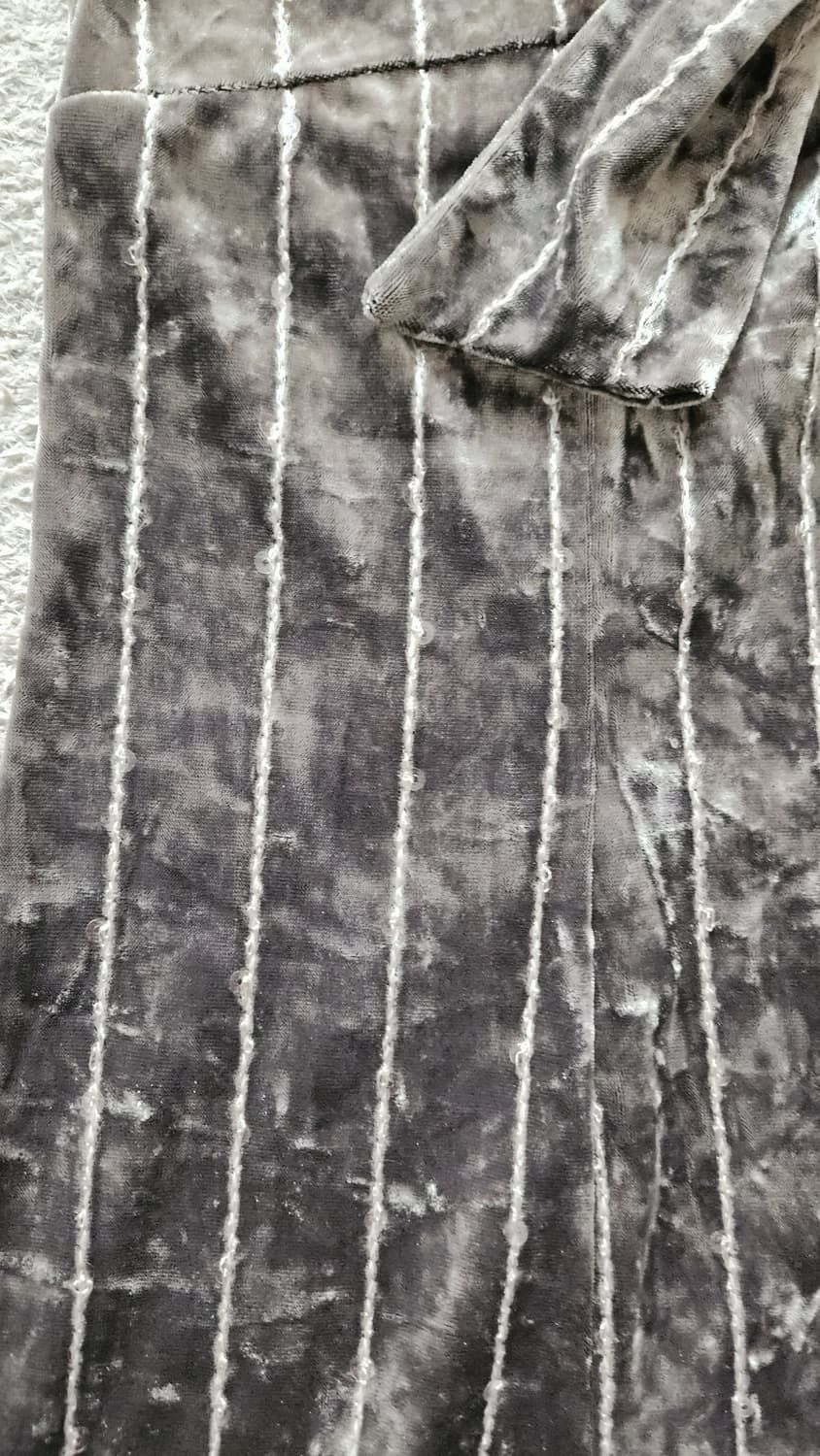 벨벳 민소매 리본 스핑클 원피스 상품이미지3