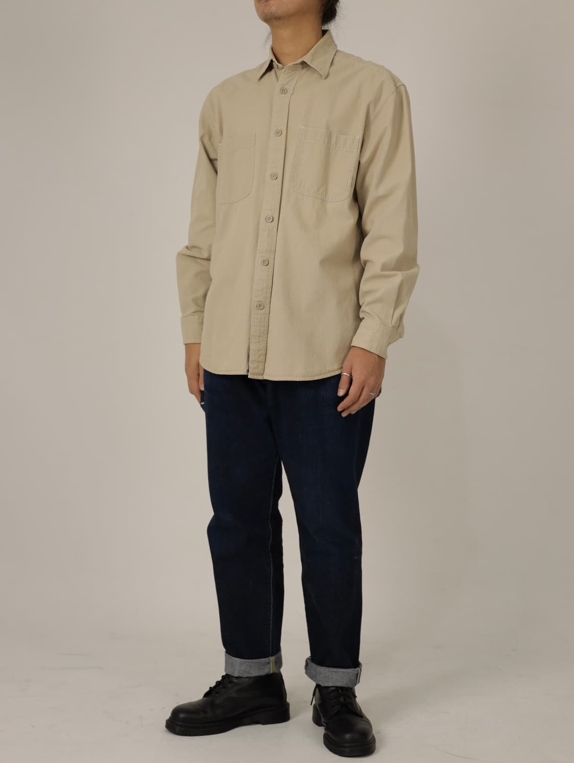 팀버랜드 가죽탭 워크 셔츠 베이지 상품이미지7